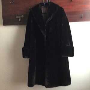 Vintage Mouton lamb coat
